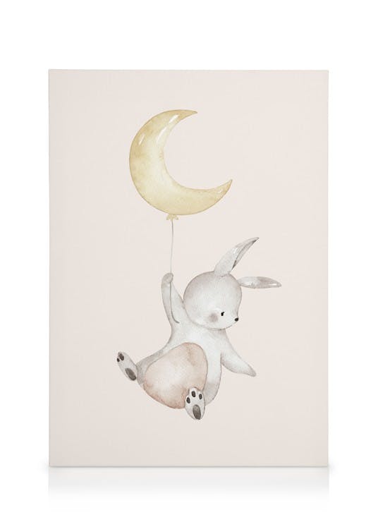Canvas Prints Flying Bunny Canvas print (30x40 cm)