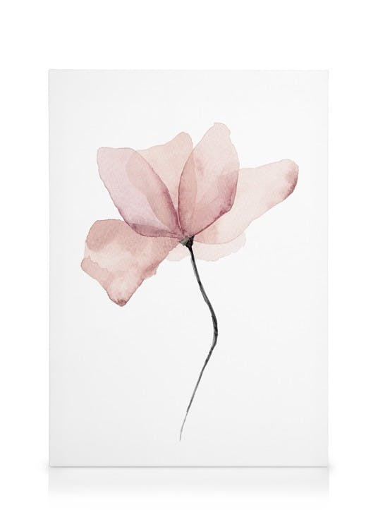 Obrazy na płótnie Aquarelle Flower Obraz na płótnie (70x100 cm)