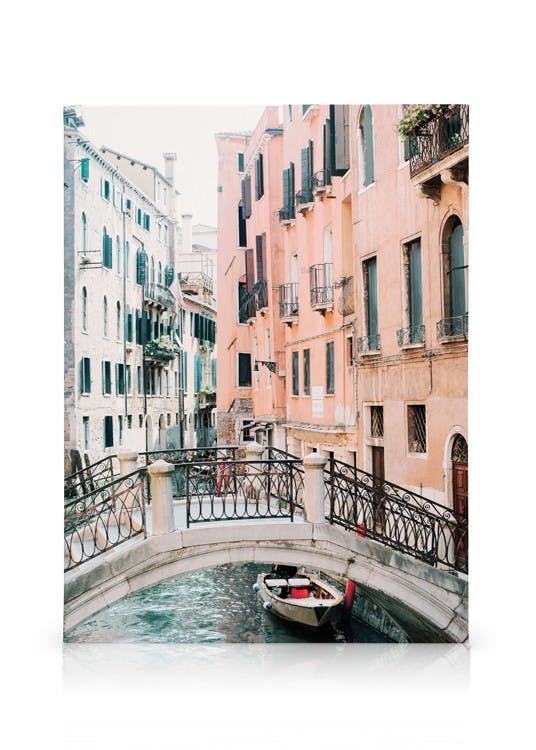 Canal in Venice Obraz na plátne (30x40 cm)