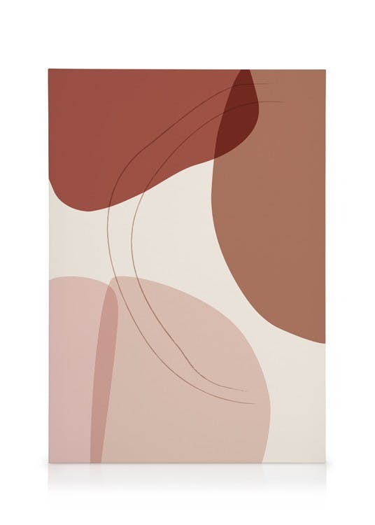 Canvastavlor Graphic Shapes and Lines No2 Canvastavla (50x70 cm - Ekram)