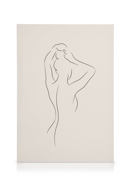 Simple Lines No1 Obraz na plátne (50x70 cm - Dubový rám)