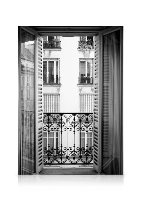 Canvas Prints Parisian Balcony Canvas print (30x40 cm)