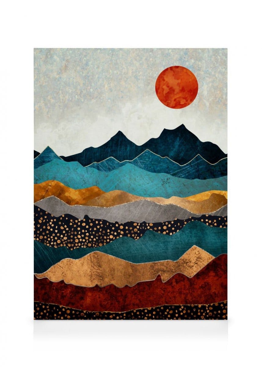 Obrazy na płótnie SpaceFrog Designs - Amber Dusk Obraz na płótnie (30x40 cm)