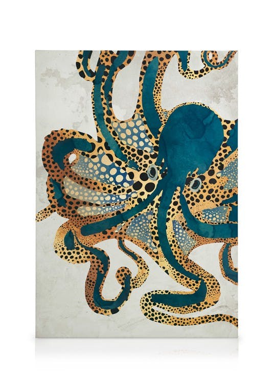 Canvastavlor SpaceFrog Designs - Underwater Dream Canvastavla (30x40 cm - Svart ram)