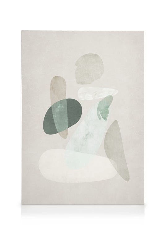 Leinwandbilder Graphic Body No2 Leinwandbild (30x40 cm - Eichenrahmen)