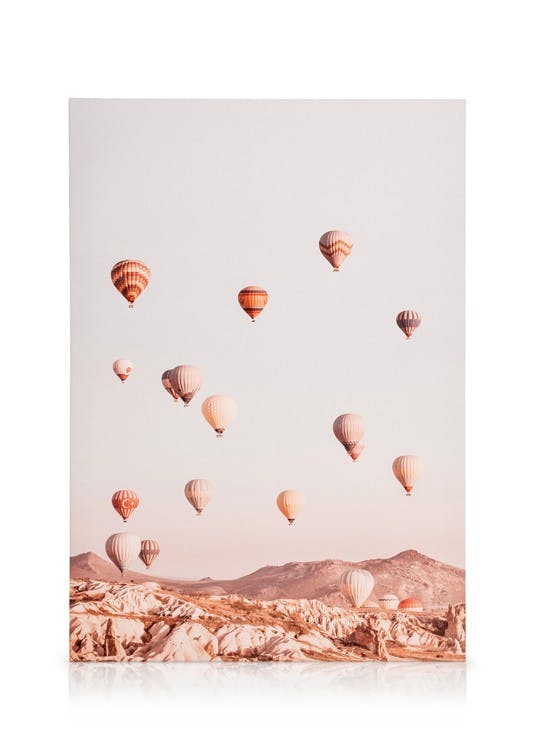 Let'S Fly Away Canvas (50x70 cm - Fotokaders zwart)