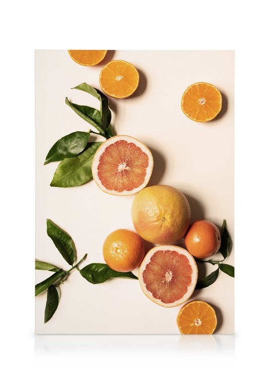 Canvastavlor Fresh Citrus No1 Canvastavla (50x70 cm)