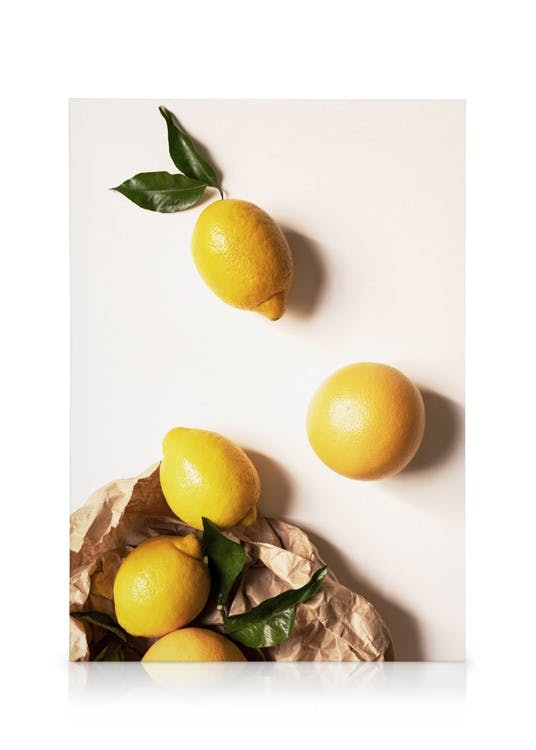 Canvas Schilderijen I Bought You Lemons Canvas (50x70 cm - Fotolijst Zwart)