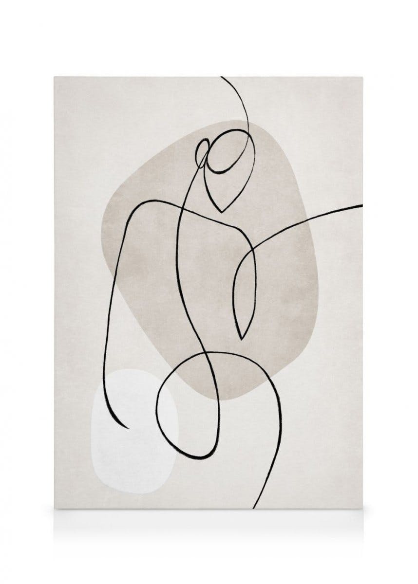 Artful Lines No2 Canvas (30x40 cm - Fotokaders Eiken)