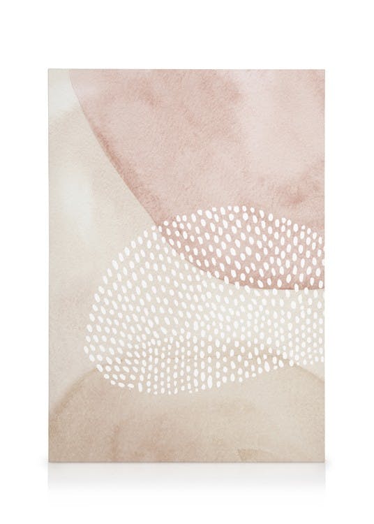 Canvas Schilderijen Sheer Shapes No1 Canvas (30x40 cm)