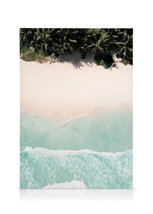 Caribbean Dream Tableau sur toile (30x40 cm - Cadre noir) - Plages