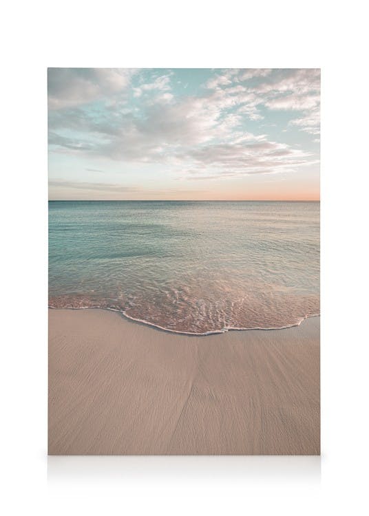 Canvas Prints Calm Beach Canvas print (30x40 cm - Oak Frame)