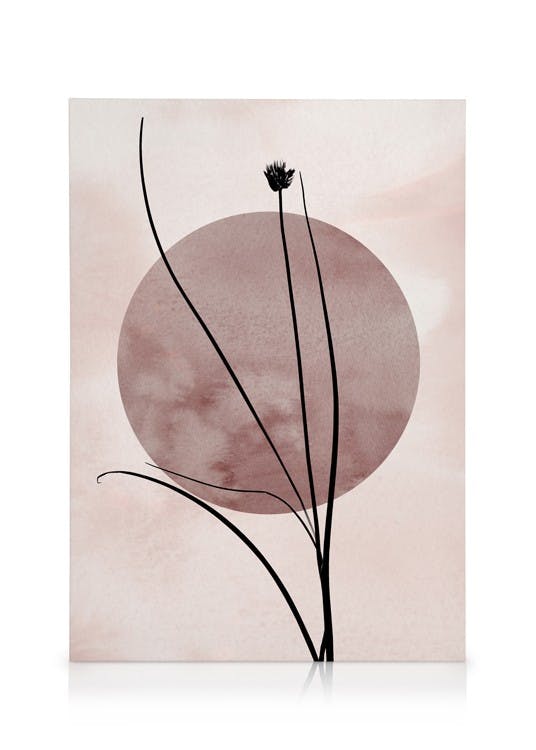 Canvas Prints Straw Silhouette Canvas print (50x70 cm)