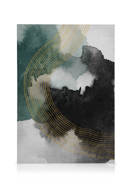 Canvas Prints Ash and Moss No2 Canvas print (30x40 cm - Black Frame)