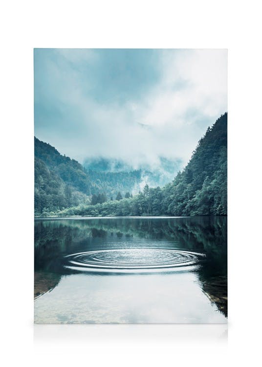 Canvas Prints Rings on the Water Canvas print (50x70 cm)