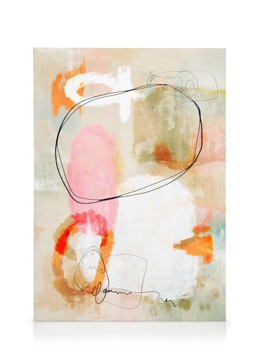 Canvas Prints Pastel Abstract No2 Canvas print (50x70 cm)