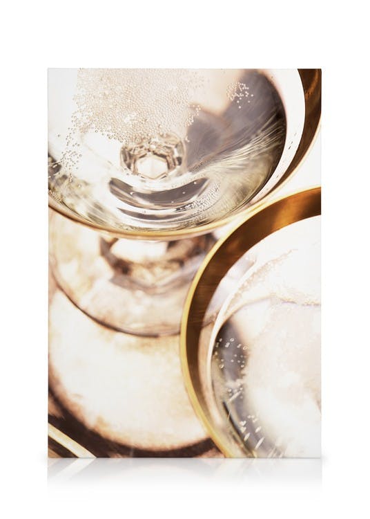Canvas Prints Bring Out the Bubbly Canvas print (50x70 cm - Black Frame)