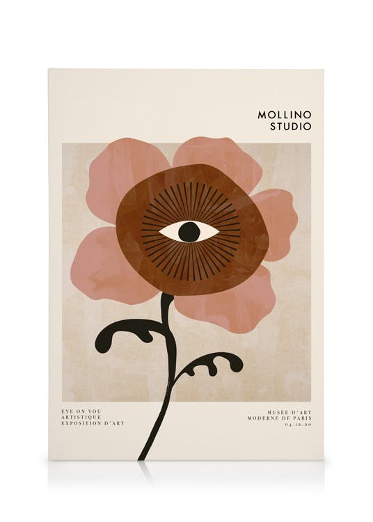 Canvastavlor Power Flower No1 Canvastavla (50x70 cm - Ekram)