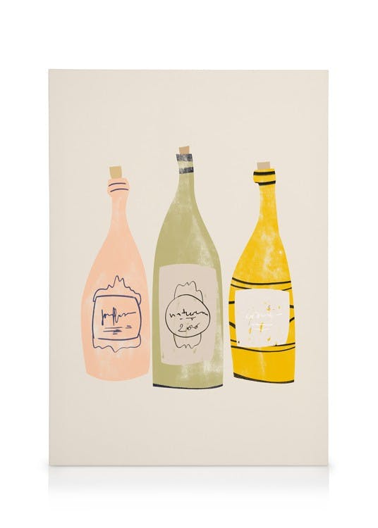 Canvastavlor Natural Wine No1 Canvastavla (30x40 cm - Ekram)