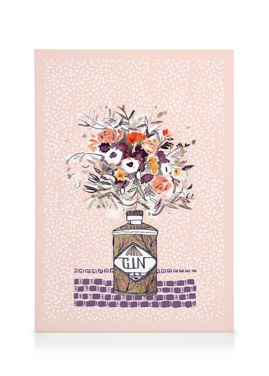 Canvas Schilderijen Gin In Bloom B Canvas (30x40 cm)