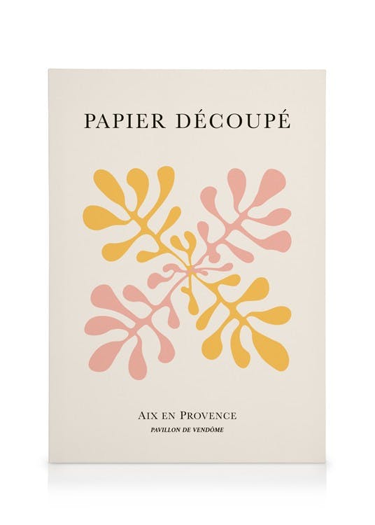 Canvas Prints Papier Decoupe No1 Canvas print (50x70 cm)
