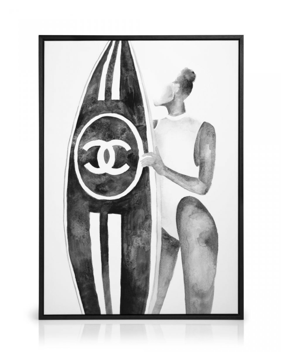 Chanel Surfboard Poster