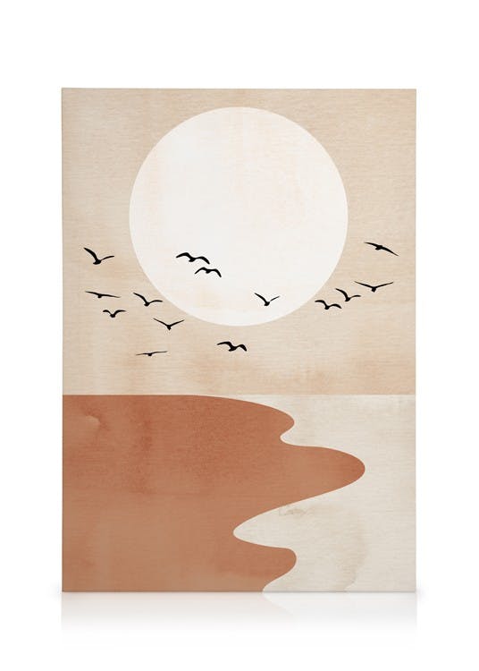 Sunset Beach Obraz na plátne (50x70 cm)