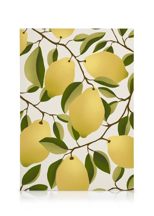 Les Agrumes No1 Canvas - Lemons And Leaves - Desenio.com