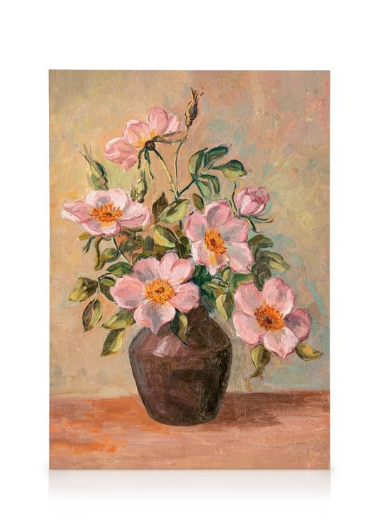 Canvas Prints Fleurs des prés Canvas print (50x70 cm - Black Frame)