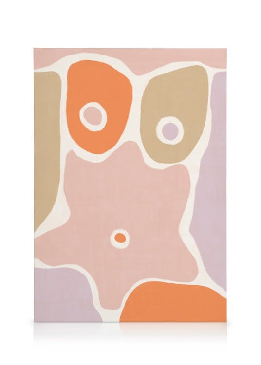 Body of Work Toile (50x70 cm - Cadre noir) - Art abstrait