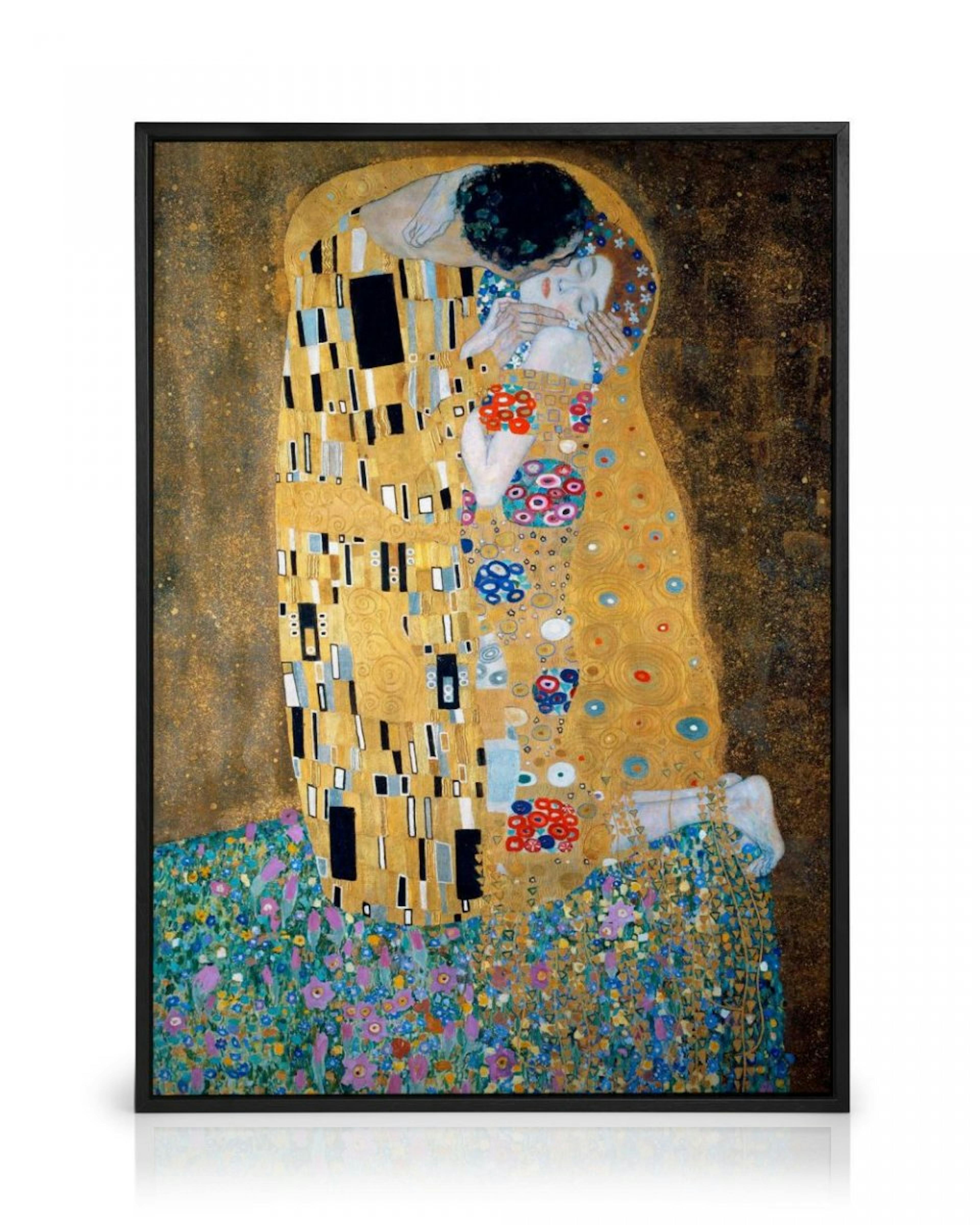 Gustav Klimt - The Kiss Leinwandbild