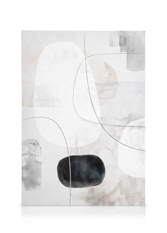 Abstract Watercolor Touch No1 Toile (50x70 cm) - Toiles