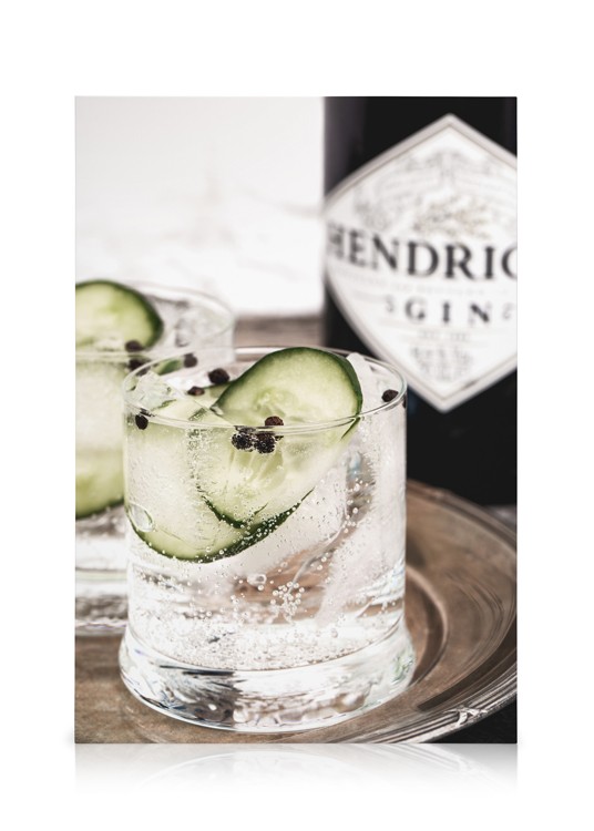 MAGLIA GIROCOLLO CON STAMPA GIN TONIC GLASS Mc2 Saint Barth - Maglie