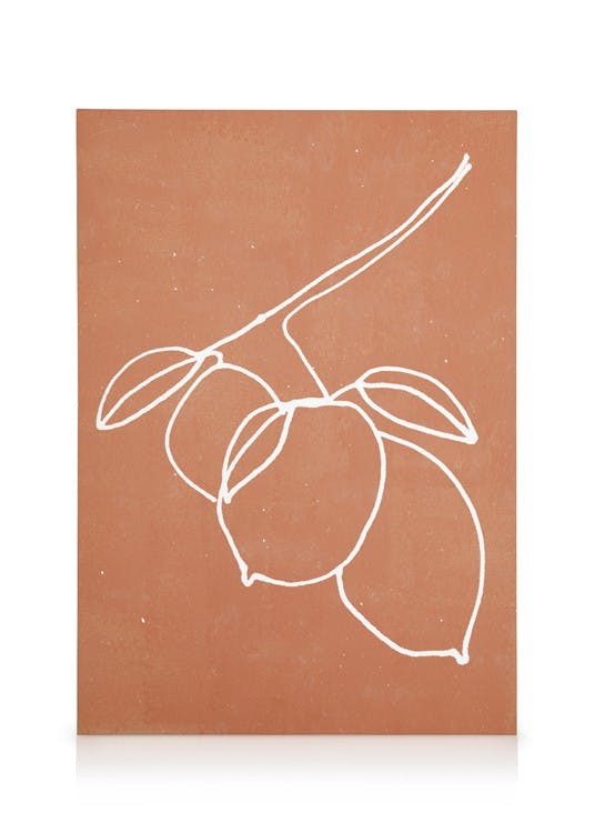 Canvas Prints Limoni dell'Orto Canvas print (70x100 cm - Black Frame)
