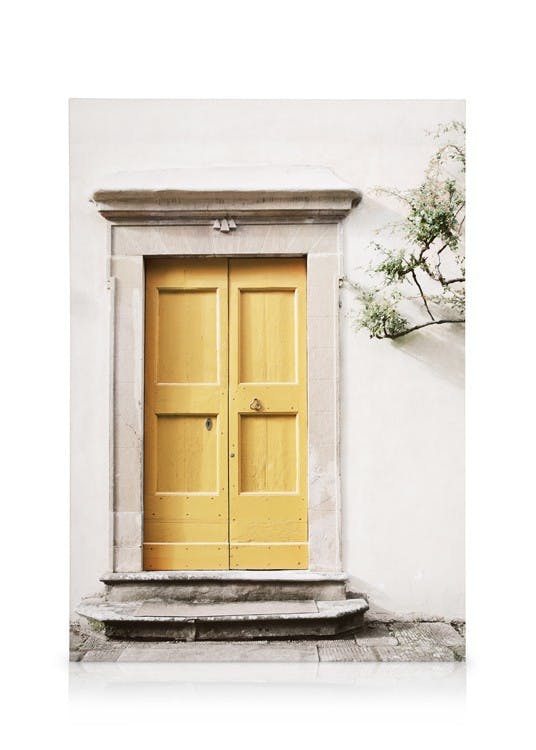 Obrazy na płótnie Yellow Door Obraz na płótnie (30x40 cm)