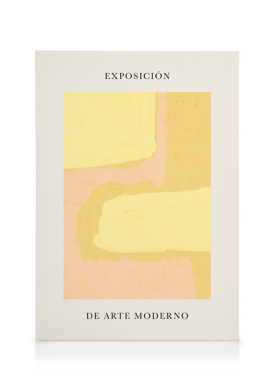 Canvas Prints Exposición No3 Canvas print (30x40 cm - Black Frame)