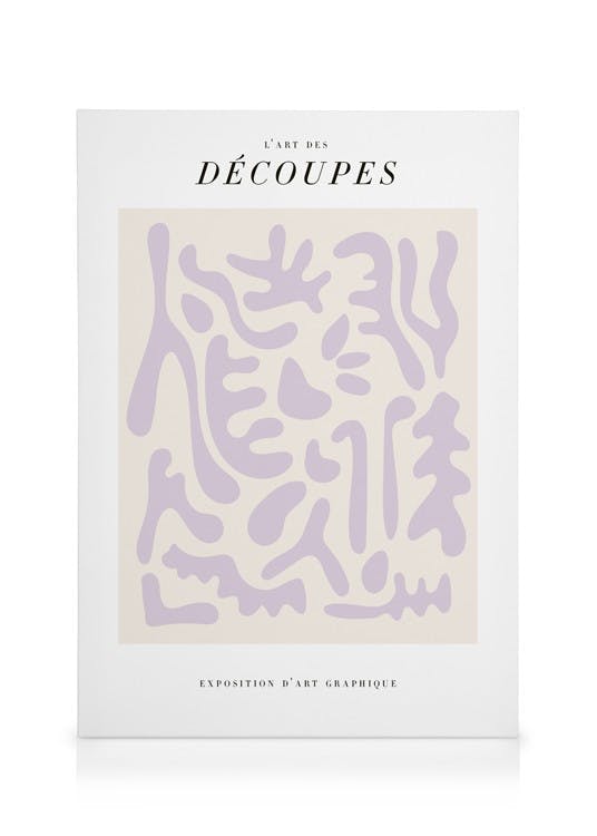 Canvas Prints Découpes No1 Canvas print (50x70 cm)