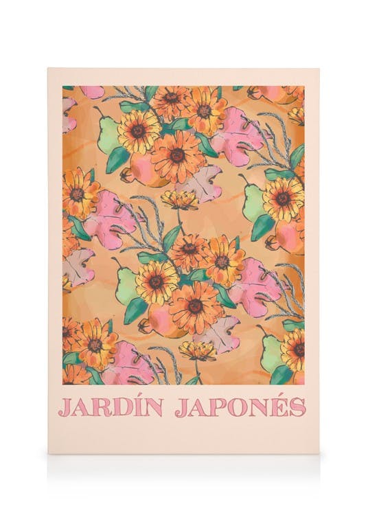 Canvas Prints Jardin Japones Canvas print (30x40 cm - Black Frame)