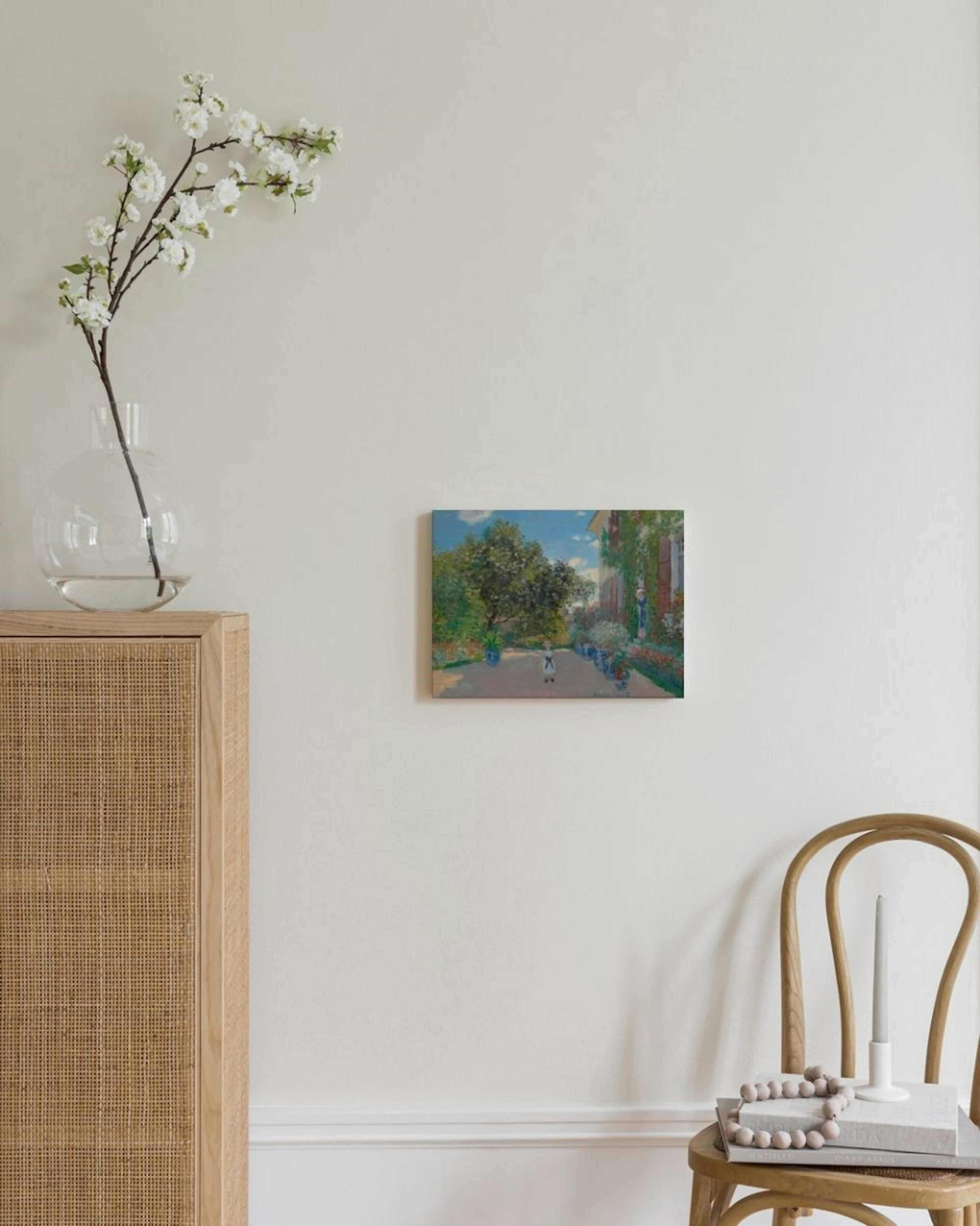 Monet - The Artist’s House at Argenteuil καμβά