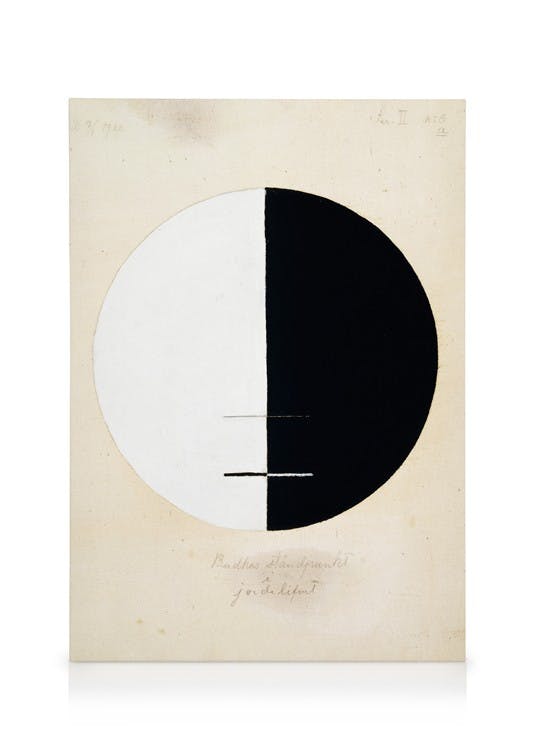 Tableau sur toile - Buddha ́s standpoint in the earthly life, No.3A by Hilma Af Klint (30x40 cm) - Art abstrait