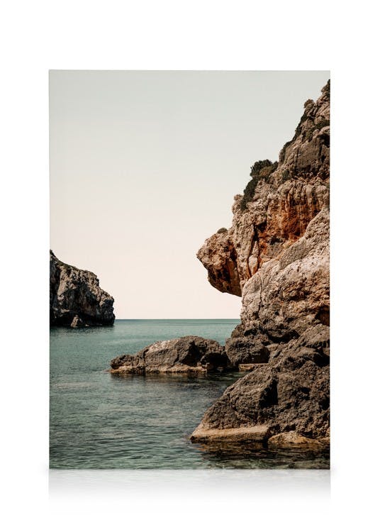 Canvastavlor Endless Summer Canvastavla (50x70 cm - Svart ram)