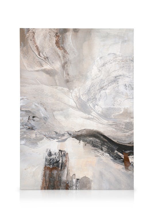 Canvas Prints Contemporary Abstract No1 Canvas print (50x70 cm - Black Frame)