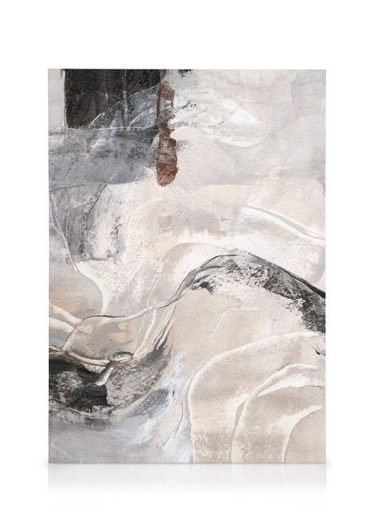 Contemporary Abstract No2 Canvas Abstract beige painting