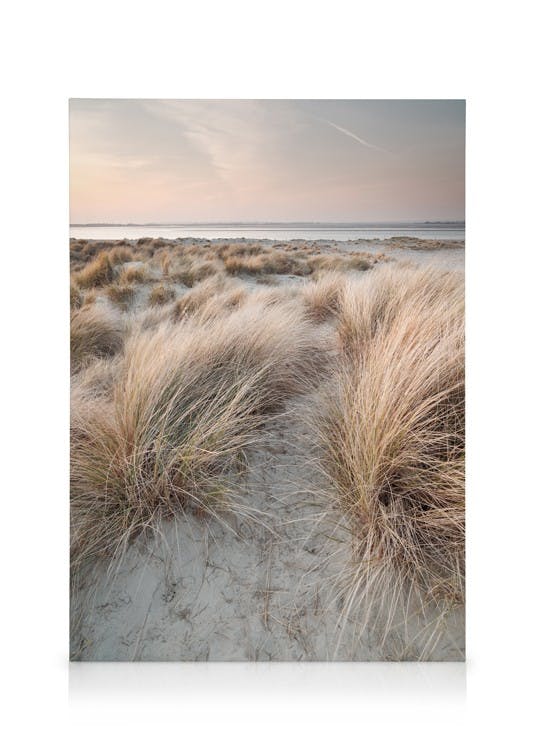 Canvas Prints Calm Sand Dunes Canvas print (70x100 cm - Oak Frame)