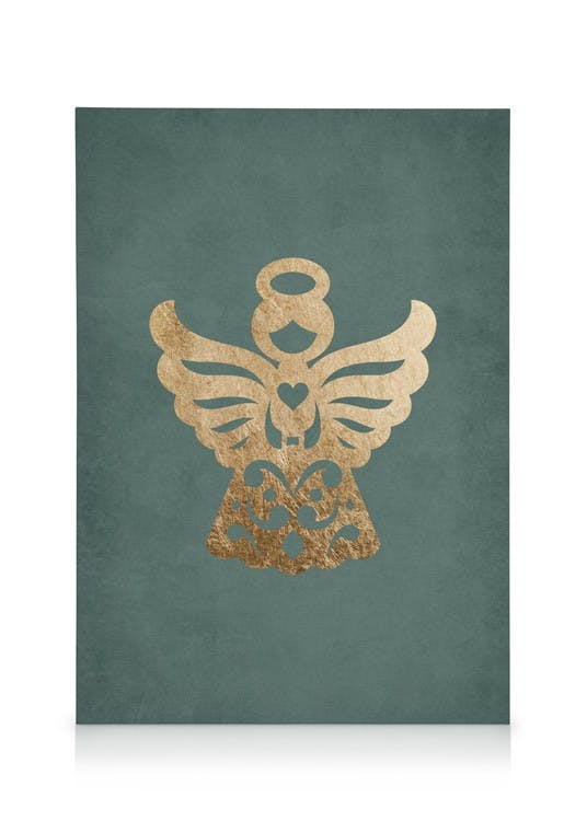 Canvas Prints Angel Canvas print (30x40 cm - Oak Frame)