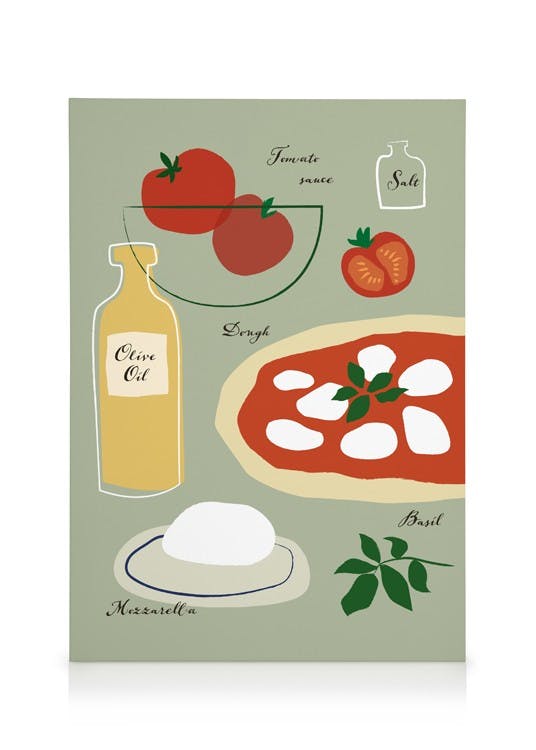 Canvas Prints Margherita Canvas print (50x70 cm - Oak Frame)