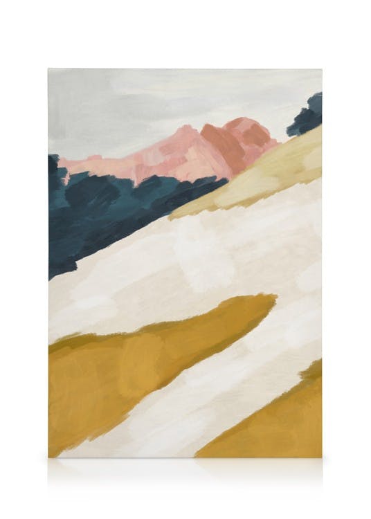 Canvas Prints Les Collines No2 Canvas print (30x40 cm - Black Frame)