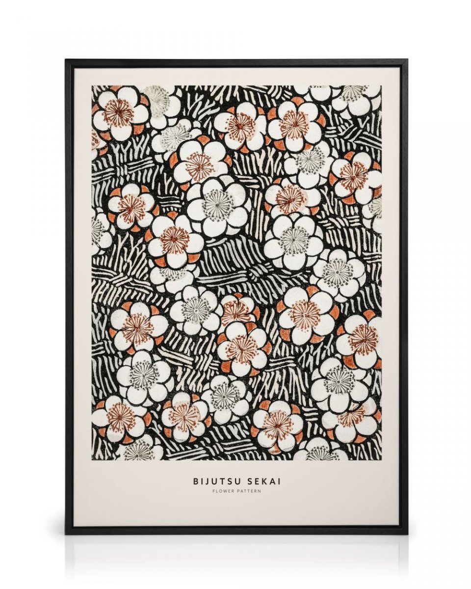 Watanabe Seitei - Floral Pattern Canvas print