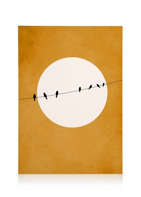 Leinwandbilder Boris Draschoff / Kubistika - Chirping and Chilling Leinwandbild (30x40 cm)