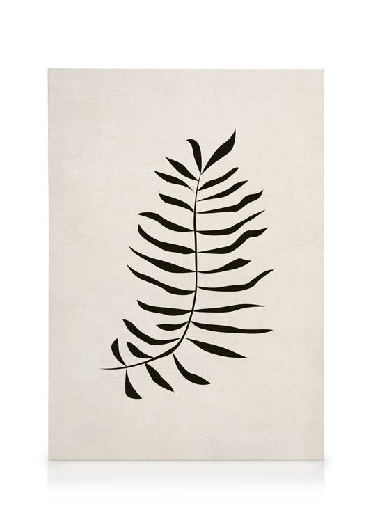 Obrazy na płótnie The Black Leaf Obraz na płótnie (30x40 cm)